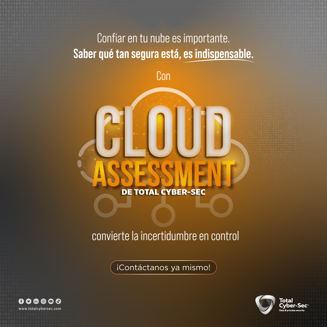 totalcybersec's tweet image. Muchas #Empresas creen que su #Nube es segura… hasta que ocurre un incidente. ⚠️
#Cloud Assessment te da visibilidad real sobre tu postura de seguridad en AWS, Azure y Google Cloud.  ☁️
📞 Contáctanos y evalúa tu nivel de exposición.