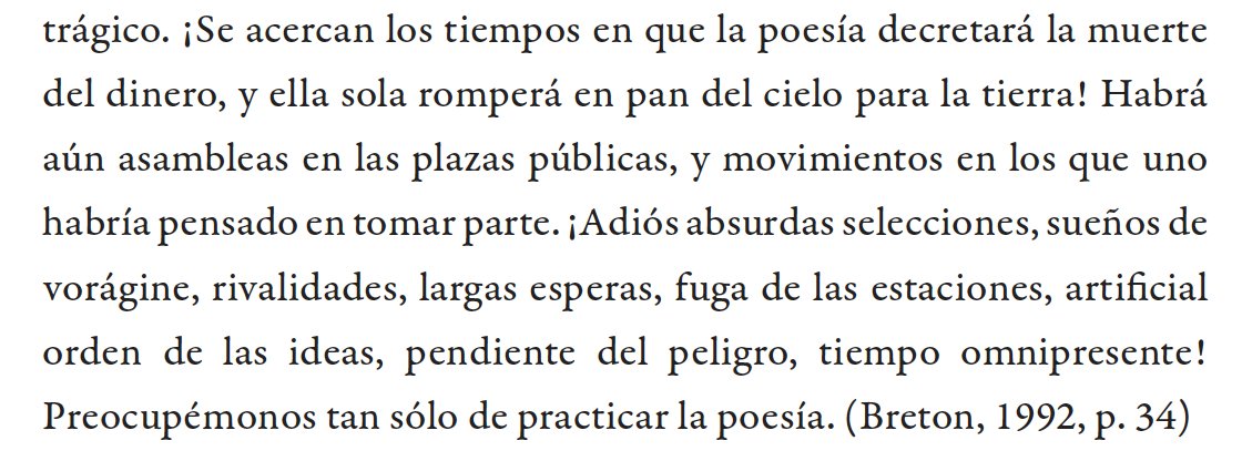 André Breton, "Manifiestos del surrealismo".