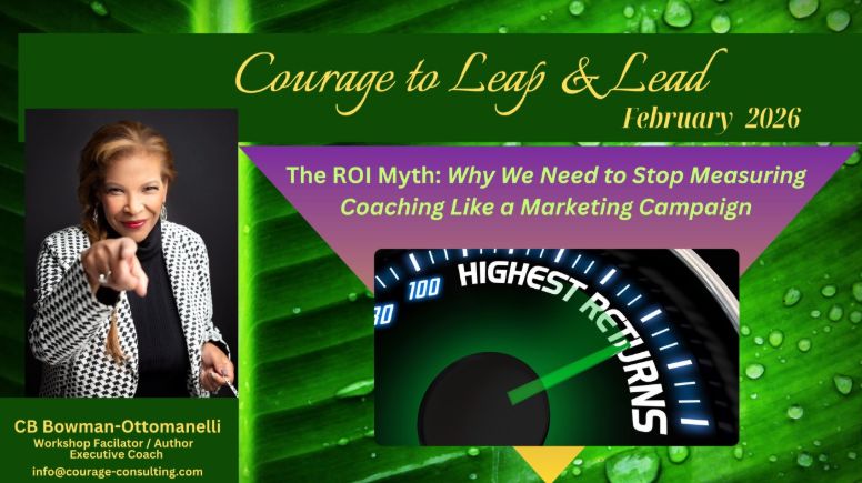thinkers360's tweet image. The ROI Myth: Why We Need to Stop Measuring Coaching Like a Marketing Campaign buff.ly/JZUEAfG via @CbBowman of @cBbowman on @Thinkers360 #DiversityandInclusion #Leadership #Management 📣 Thought Leader? Amplify your voice here: buff.ly/ZiaMF6d