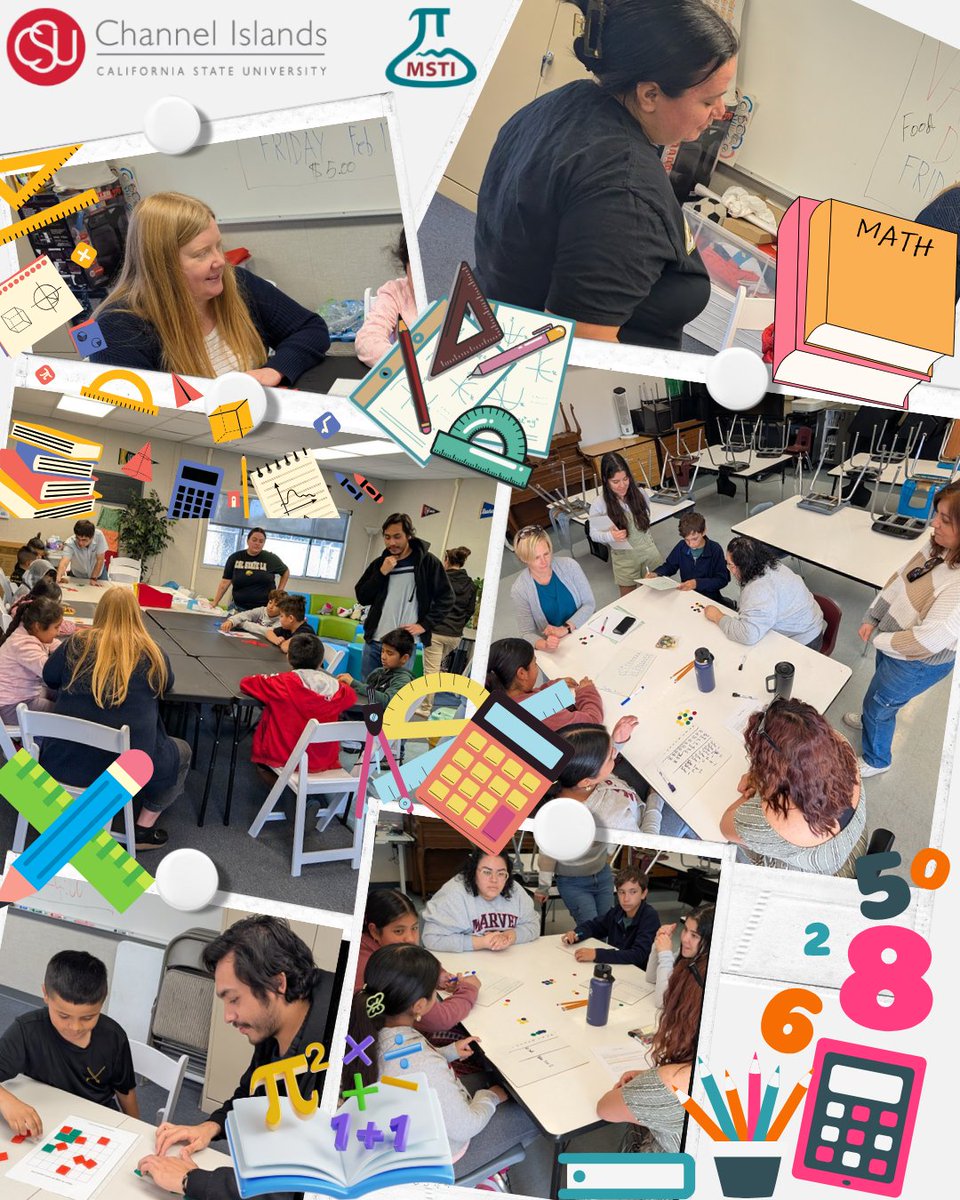 MSTI Scholars designed and implemented math games for Rio Elementary School District students in grades 3–8 on Feb. 7th. We're grateful to our district partners and math department colleagues for the collaboration and opportunity to share our love of math with the community.