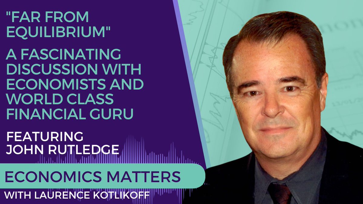 Are we about to have another financial meltdown or at least a major crash? Listen in as one of the world’s top financial guru’s, John Rutledge, provides his deeply informed sense of the current financial system.  larrykotlikoff.substack.com/p/far-from-equ…