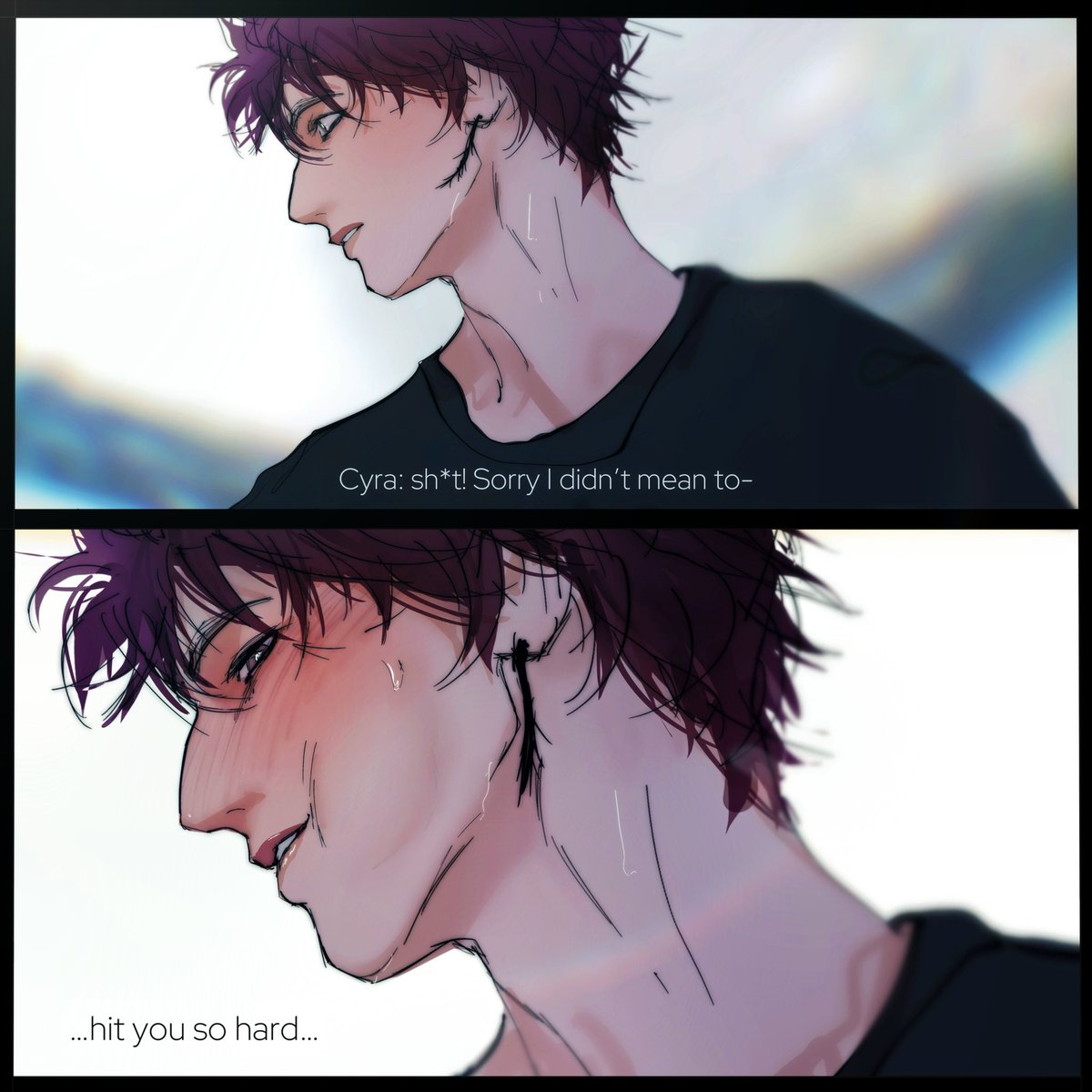 redraw of that one panel #oc #illustration #trend #digitalart #webtoon  #ship