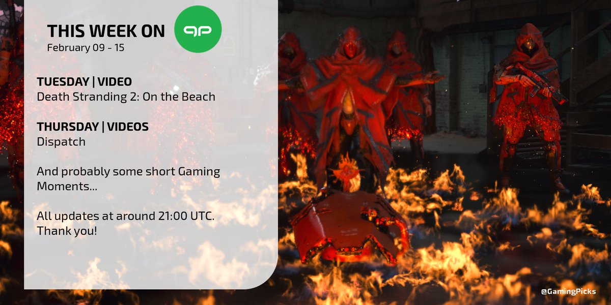 This week's update is ready: another #DeathStranding2OnTheBeach video and two #Dispatch moments. Hope you like them! Thank you!