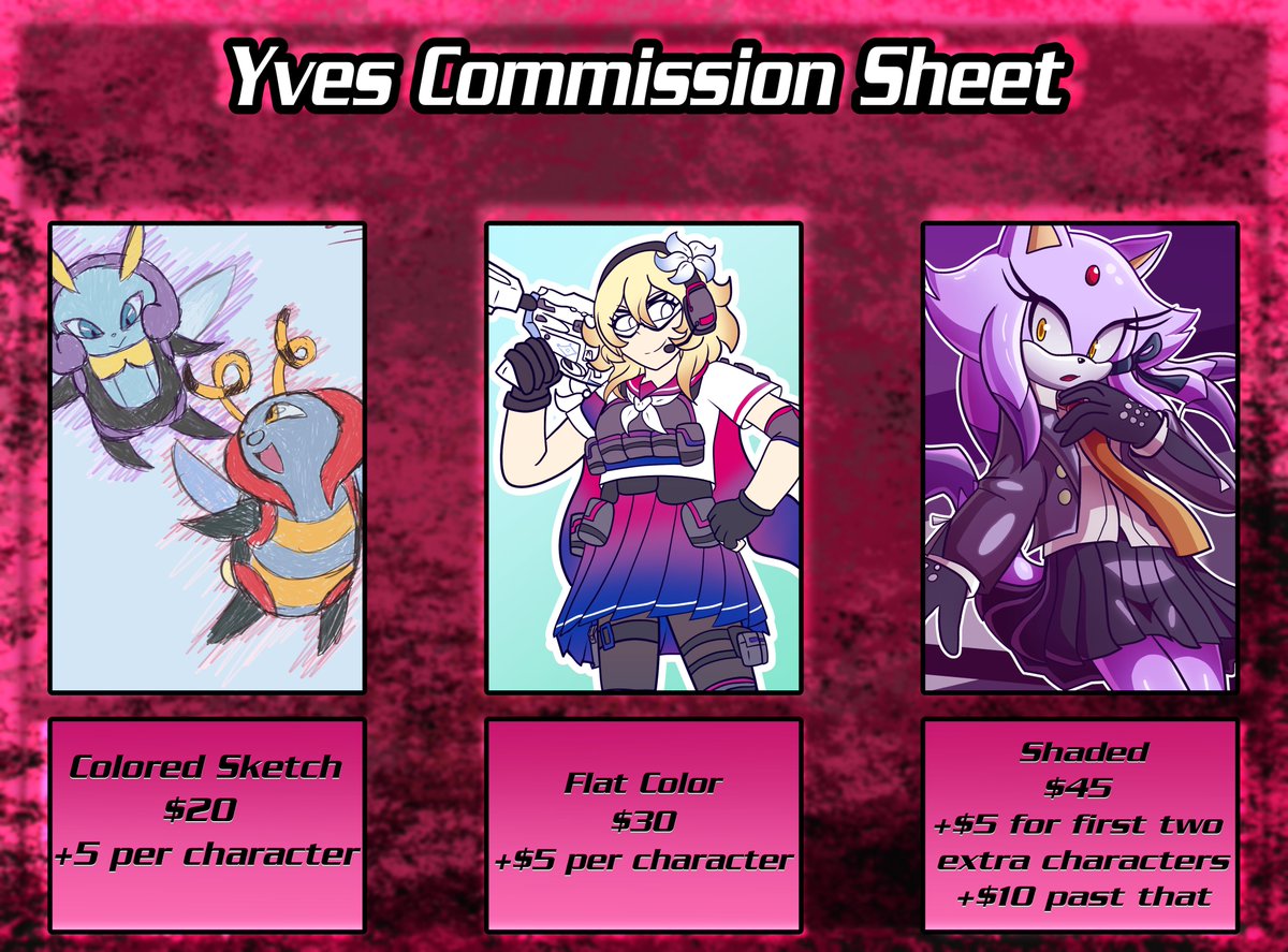 Yves / Sunmellows (3/3 Comms) tweet media