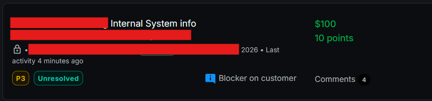 Darkry741's tweet photo. Initially marked P4, the submission was later upgraded to P3 after we stood by its real impact.

Tip: Shodan trick — try removing the TLD (.com, .io, .in, etc.). It sometimes reveals hidden or related IPs.

Example: ssl:"google" http.status:200 https://t.co/jnYbWXS9YJ