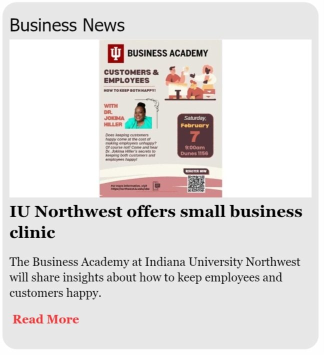 JLHiller's tweet image. I HAD AN AWESOME TIME presenting, "Customers &amp;amp; Employees - How to keep both HAPPY!"

THANK YOU to the IUN Business Academy for inviting me!

#business #customers #employees #HAPPY #IUN