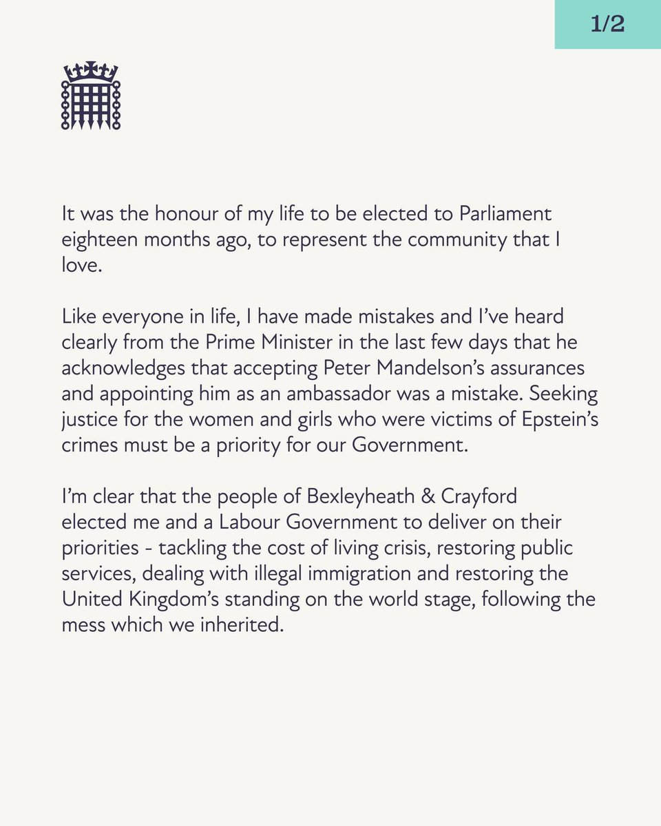 Daniel Francis MP tweet media