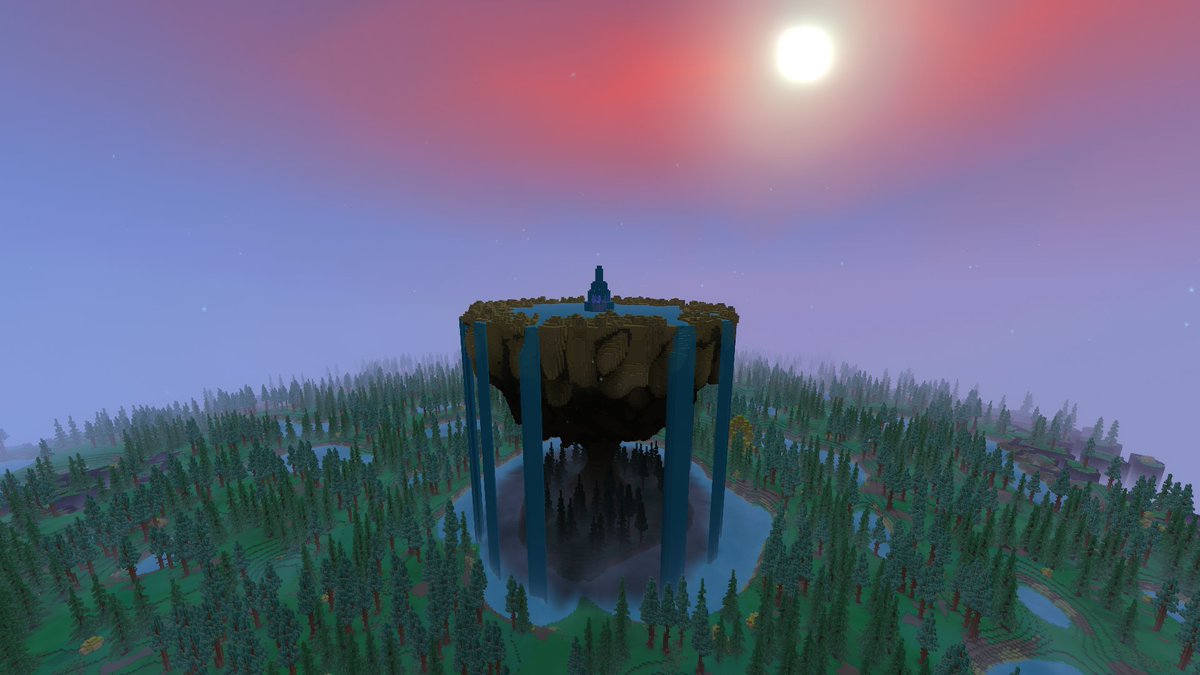 jojothekittykat's tweet image. Recreated Fogbound Lake from Pokémon Mystery Dungeon Explorers of the Sky with WorldGen V2.

The node editor is super powerful, cant wait to keep experimenting with it!

#HytaleModding #Hytale