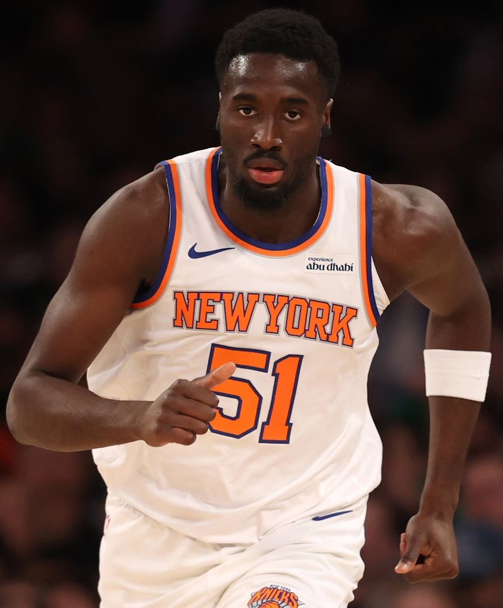 In Knicks last 10 games, Mohamed DIAWARA (who's played in 8 of those games) is delivering some very eye-opening stats for a 20 y/o, 51st 2nd rd pick in his rookie year:

12.9 MPG
5.5 PPG
56.7% FG%
44.4% 3P%
+45 TOT +/-
+20.4 NETRTG
92.9 DEFRTG
70.0% EFG%
71.2% TS%
157.1 PSA