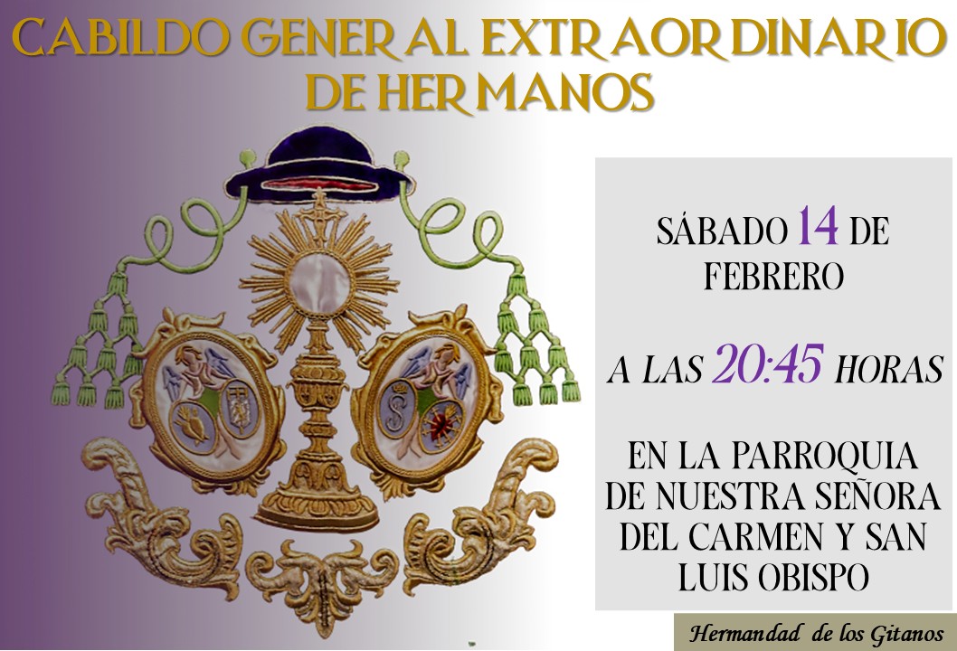 🟣NOTICIA EN LA PÁGINA WEB DE LA HERMANDAD 

CABILDO GENERAL EXTRAORDINARIO

Puede ver su contenido a través del siguiente enlace:
hermandadlosgitanosmadrid.es/cabildo-genera…

#hermandadlosgitanosmadrid #archimadrid