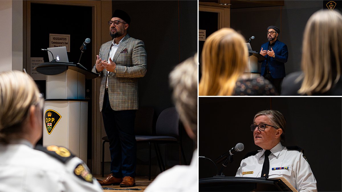 This afternoon, members gathered for a special presentation in recognition of the upcoming month of #Ramadan. Hosted both virtually and in-person at #OPP General Headquarters, the event provided an opportunity for attendees to learn about Ramadan through the lens of history,