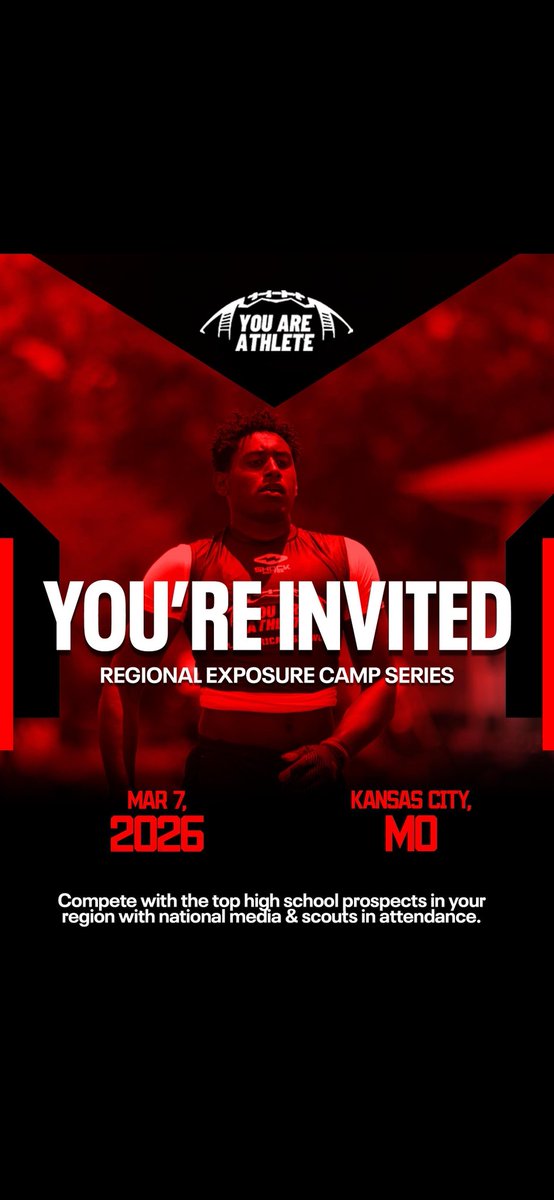 Thank you to <a href="/youareathlete/">You Are Athlete</a> for the camp invite 
<a href="/JPRockMO/">JP Rock</a> <a href="/HHS_Athletics/">HHS Athletics</a> <a href="/sixstarfootball/">Six Star Football | PLUS+</a>