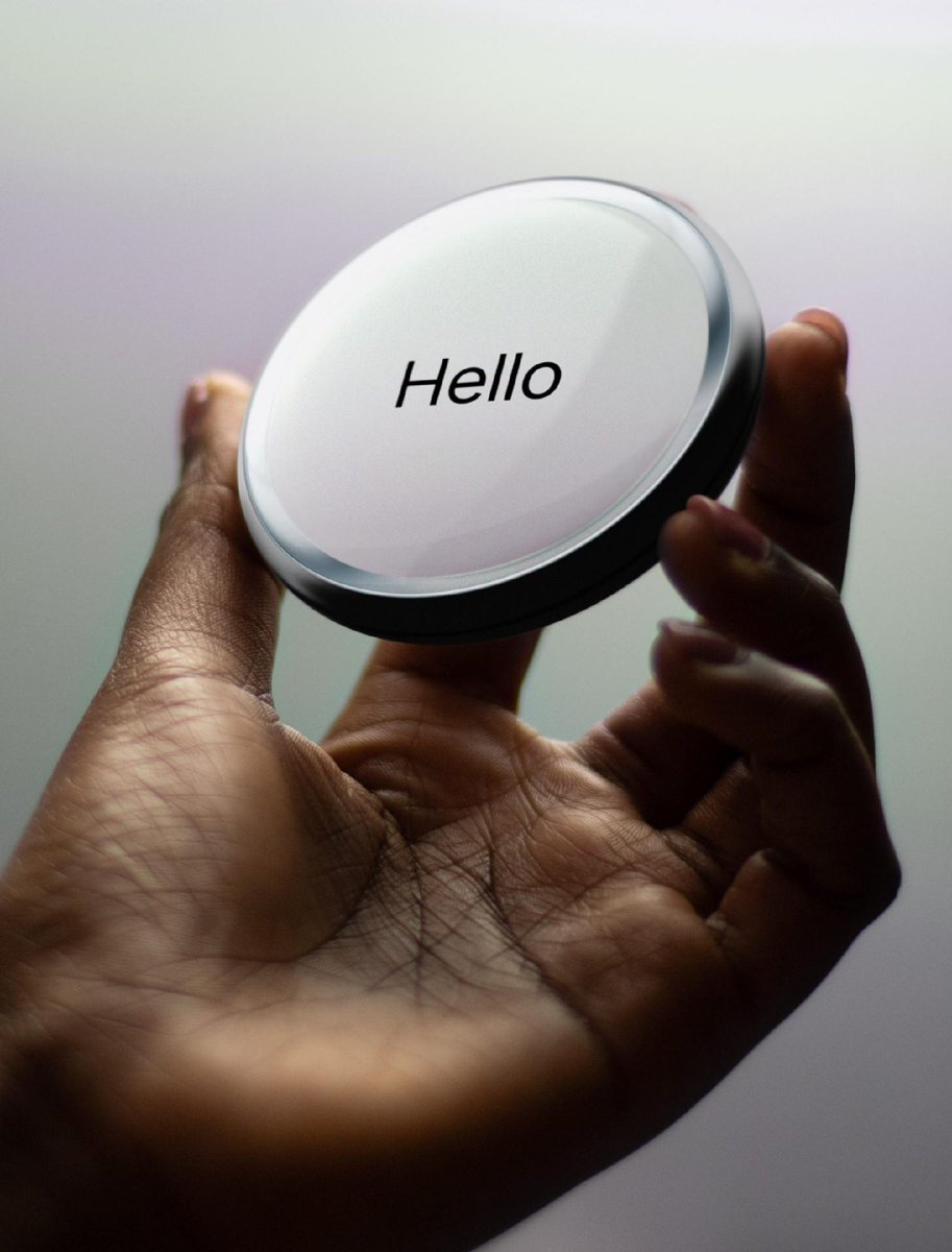 dezeen's tweet photo. AI-powered Cognitive Bloom device provides prompts for self-reflection: https://t.co/gNVLfadCx5 https://t.co/NP40JOdeVo