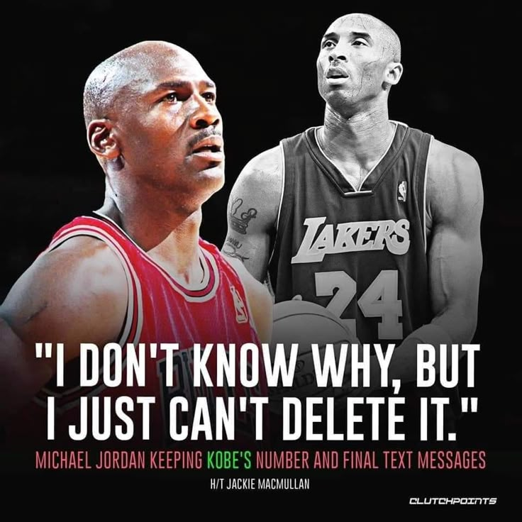 FastbreakHoops5's tweet photo. Michael Jordan on keeping Kobe's number and their last texts.

https://t.co/XqBmHosOB5