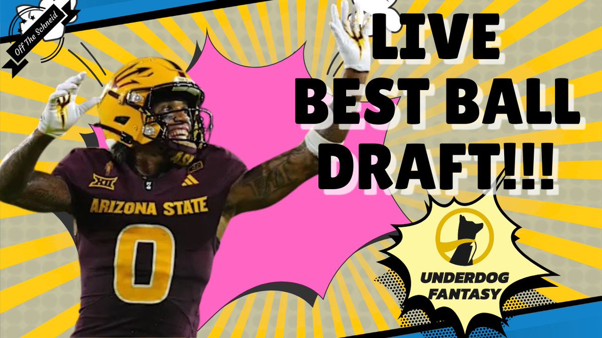 🚨🚨🚨LIVE at 9pm EST🚨🚨🚨

It's officially the offseason, so let's rip some drafts!! We'll jump right into drafting, so come early!

Click the link, join the chat and draft with me!
👇👇👇

youtube.com/live/qs6ydpAtQ…