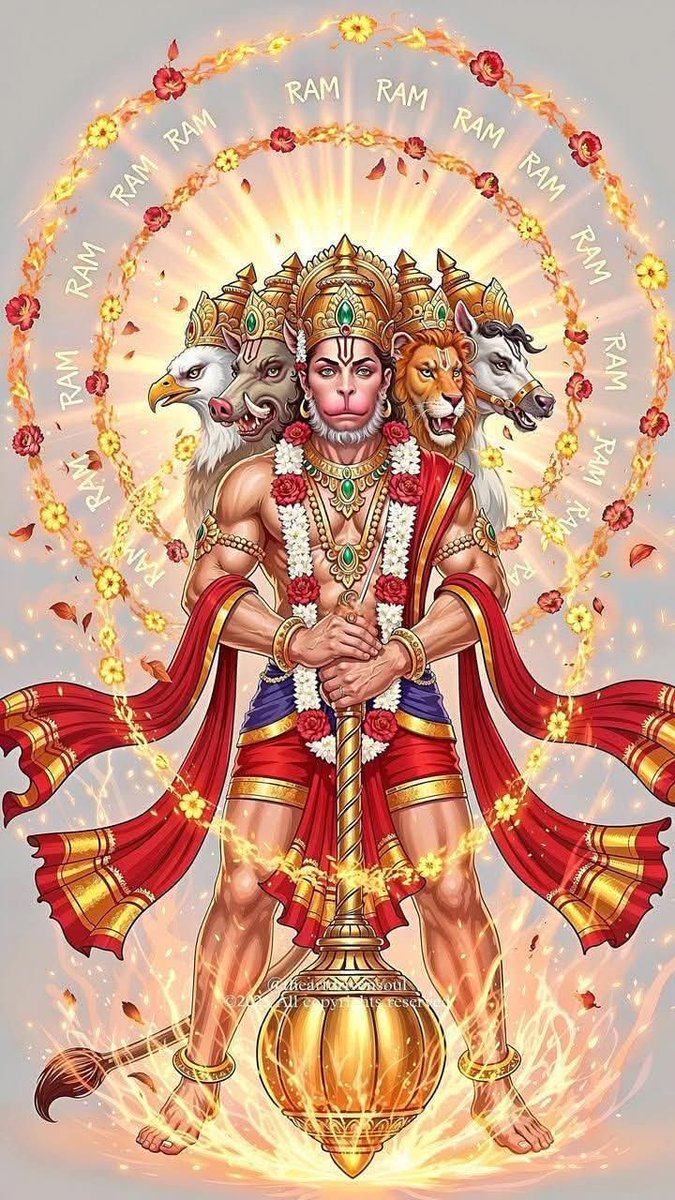 🌹🙏भक्तवत्सल पंचमुखी हनुमान जी...🙏🙏🌹
🙏ॐ ऐं ह्रीं हनुमते श्री रामदूताय नमः॥🌹🙏

🙏🌹🌹ॐ हं हनुमते नम: 🌹🌹🙏