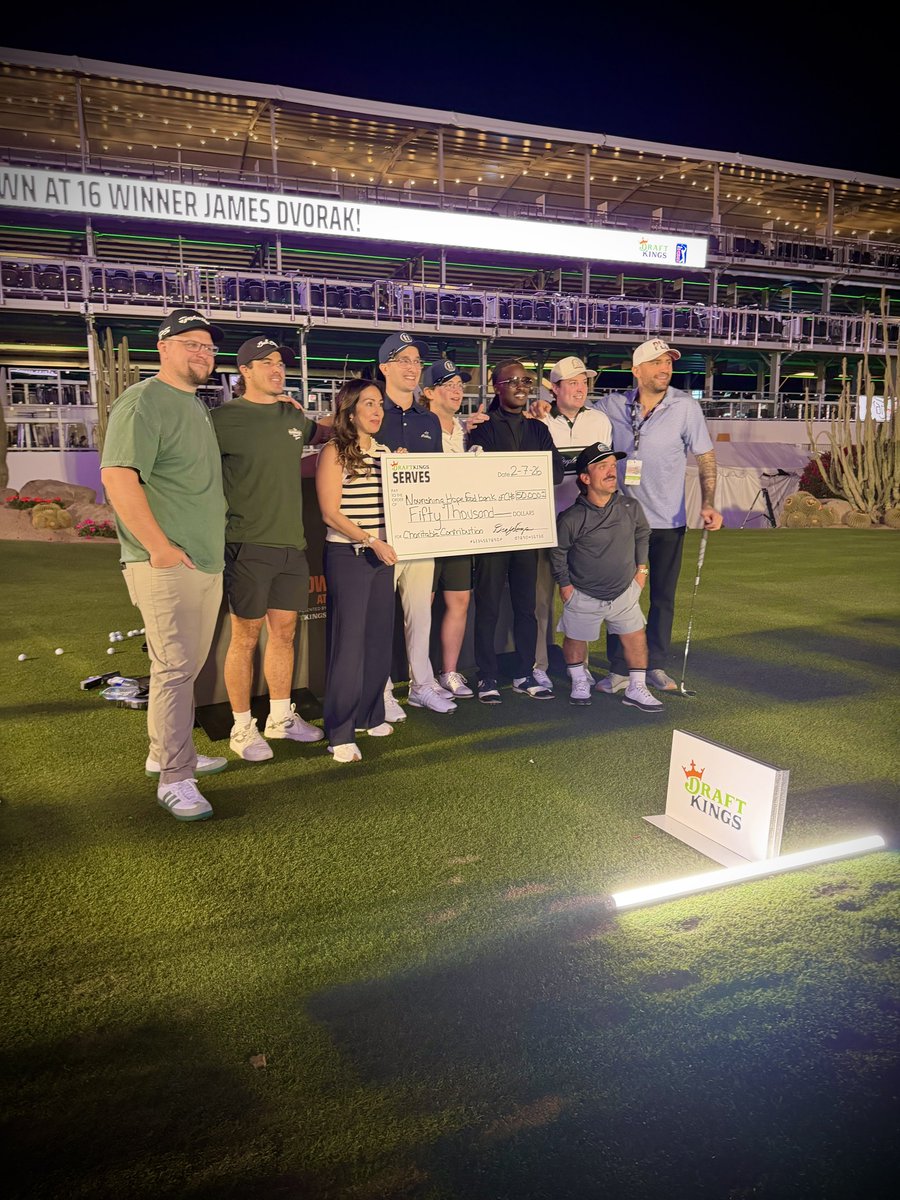 What an unbelievable week in Scottsdale at the WMPO. Still can’t get over those insane crowds, especially on Saturday. Really proud of our team for puttin' in the work every day and pumpin' out some really fun content around the course. I love you guys 🥹