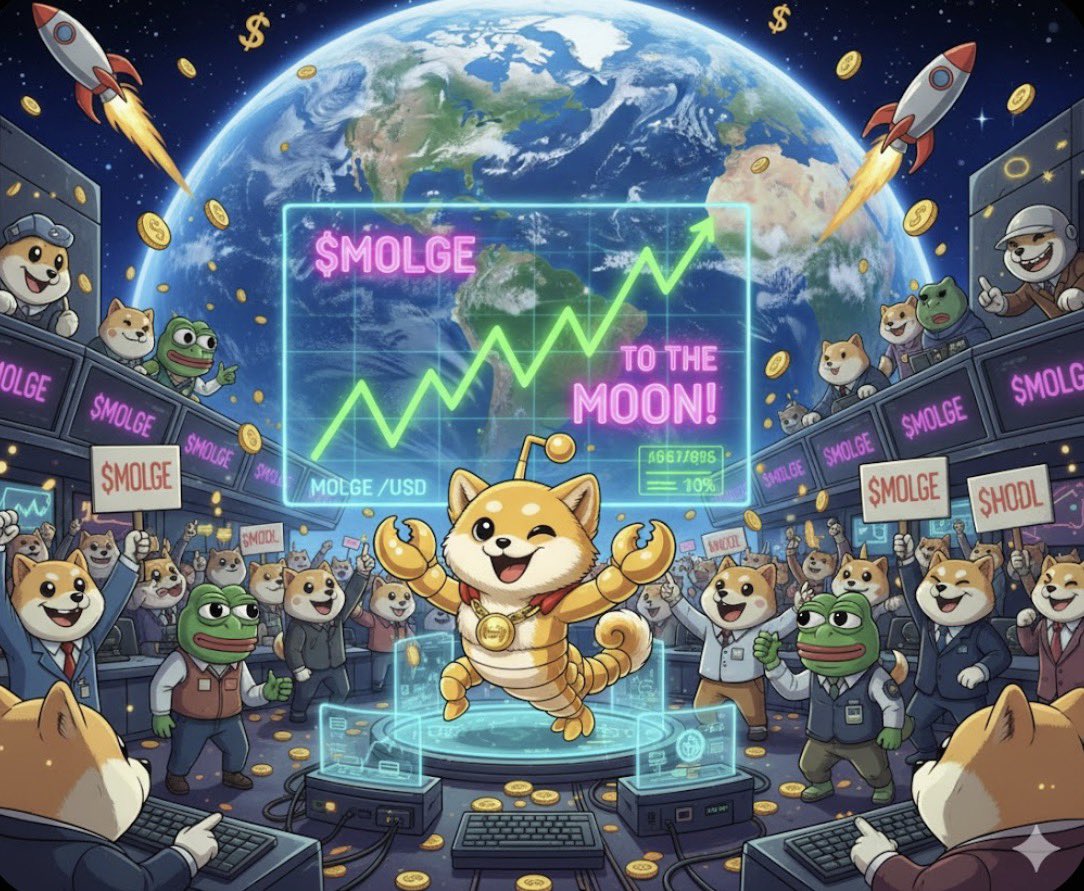 saturn56607's tweet photo. Quiet accumulation phase over. $MOLGE about to bend the chart.
Join the family before liftoff. No rugs, just upside. #MOLGE #Bullish 🚀🔥 https://t.co/gmzdVuNoL0
