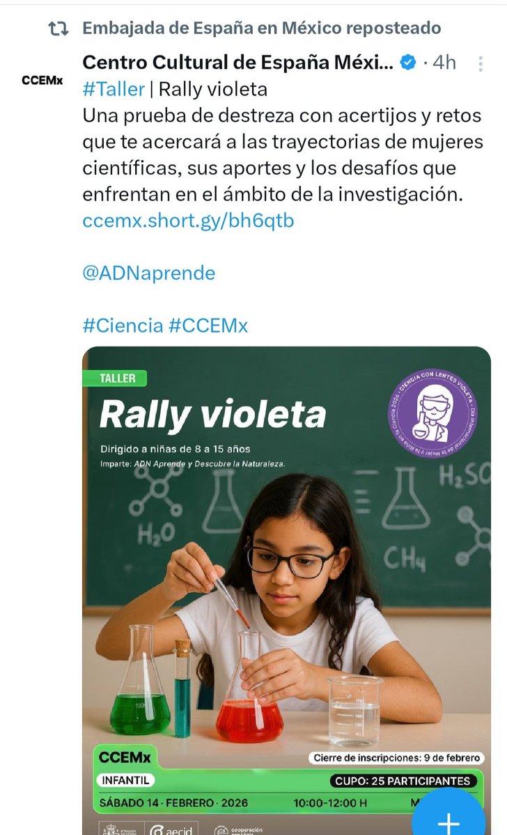 RoseMary339172's tweet photo. @ADNaprende
#Ciencia
#CCEMx https://t.co/8FRZGZ1aDi