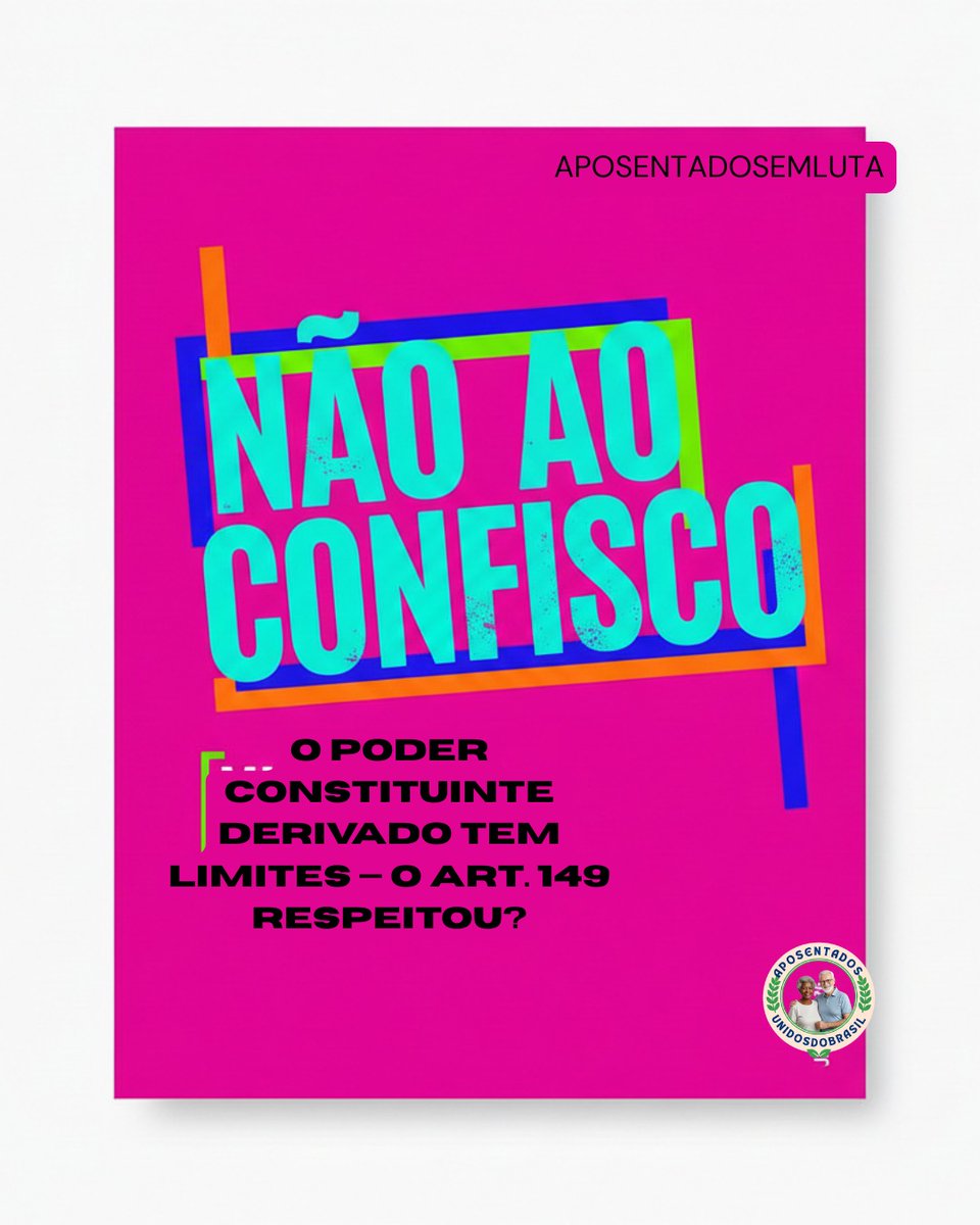 <a href="/carlosgiannazi/">Prof Carlos Giannazi</a> "Aposentados clamam por justiça e dignidade! Celeridade na votação do art. 149 da EC103/19 e fim ao confisco!  <a href="/STF_oficial/">STF</a>
<a href="/gilmarmendes/">Gilmar Mendes</a>
<a href="/LRobertoBarroso/">Luís Roberto Barroso</a>
Alexandre de Moraes
👇   Fora Confisco
Fachin Paute ADI 6254 
#AposentadoriaJusta"