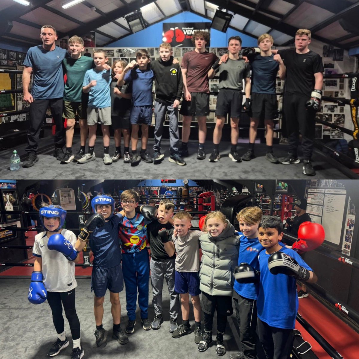 Great Rounds At The Gym Tonight With Willaston &amp; Lee Jones Boxing Clubs.. Thanks For Coming Everyone 👏🏻👏🏻👏🏻#TEAMVENTURE 🥊