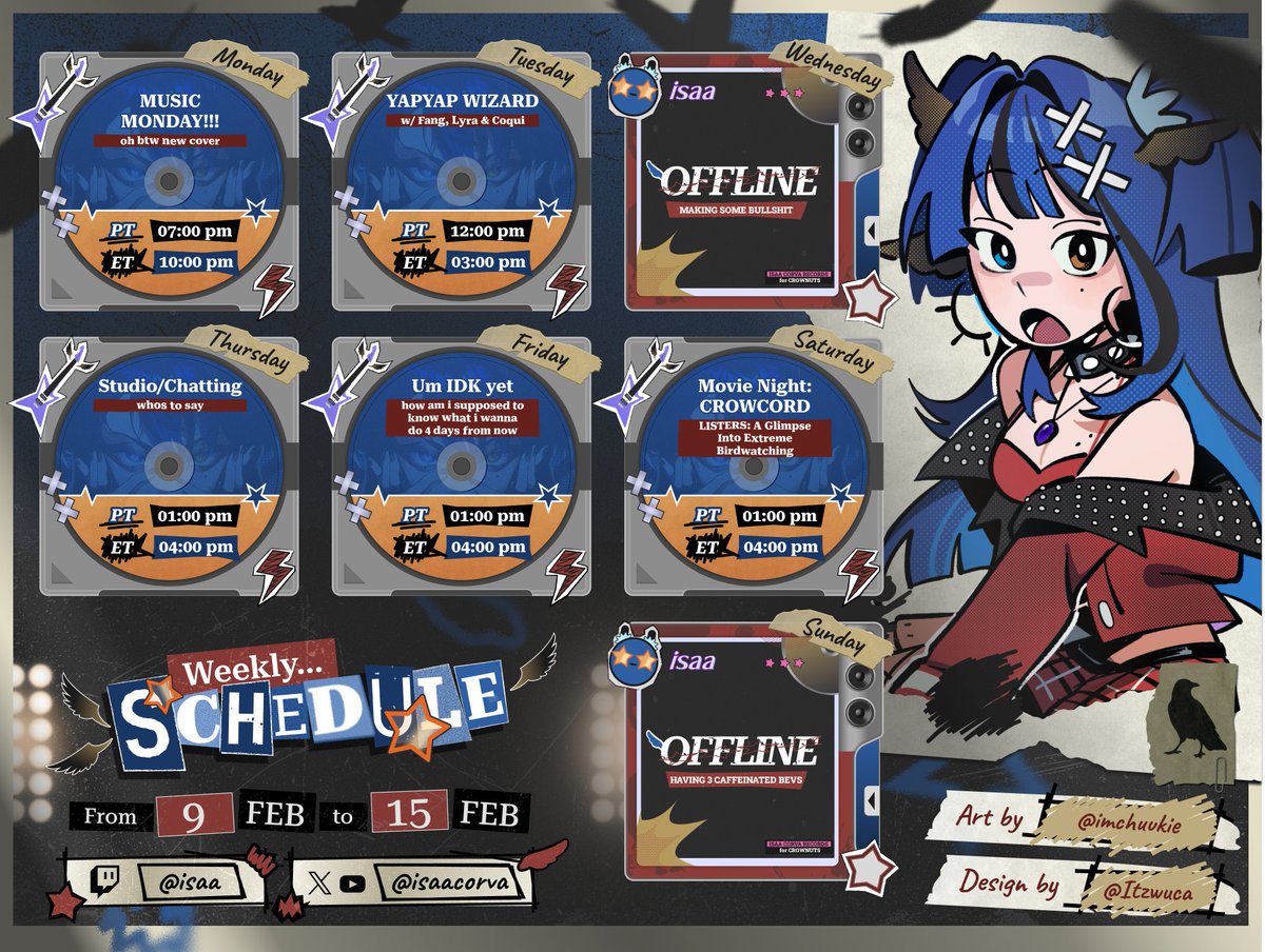 BIG WEEK NEW SONG!!! TODAY ACTUALLY!!!!

i'm super excited!! i'll lock in this week i promise o7