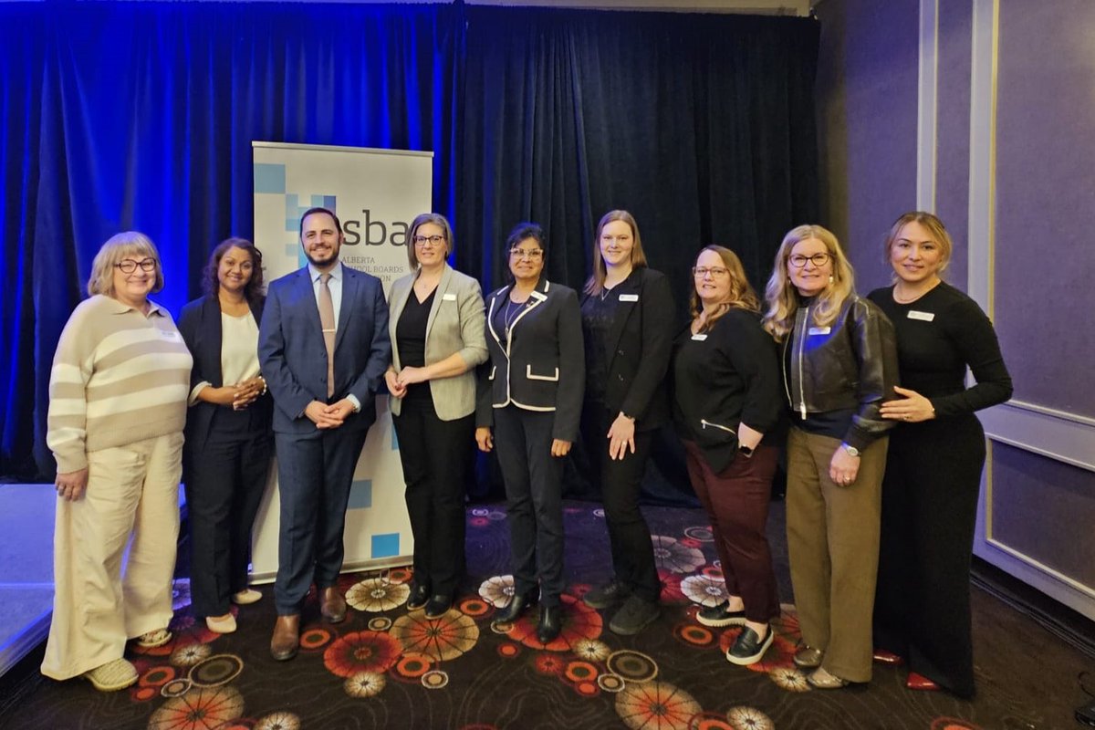 ABSchoolBoards's tweet photo. @Richard4Alberta @BaziukShali @DevoKlaassen Thank you to Minister Nicolaides, Minister Wilson &amp; all government staff for being with us today. We appreciate the participation from member school boards, superintendents, the College of Alberta School Superintendents and the Association of School Business Officials of Alberta. https://t.co/D95Ug9c2aV