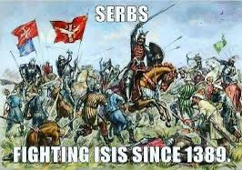 <a href="/trad_west_/">Trad West</a> Throughout their entire history, Serbs have been fighting against invaders and Islamists...but the West decided to seize a part of the holy Serbian land (Kosovo) and thus "thank" us for everything...but don't worry, we will return our holy land!
Kosovo is Serbia 🇷🇸  !!!