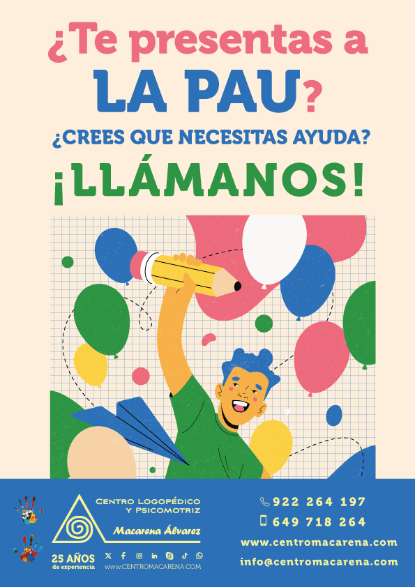 logopediaMA's tweet photo. 🎓 ¡PREPARA TU PAU CON NOSOTROS! 📚

Si este año te presentas a la PAU y necesitas apoyo, ¡estamos aquí para ayudarte! 🤝😊
https://t.co/Ut22i3sTVs

📱 649 718 264
☎ 922 264 197
📧 info@centromacarena.com
💻 https://t.co/ZCudOBhr9B
#PAU2026 #ExamenPau https://t.co/LBhzONJJ6x