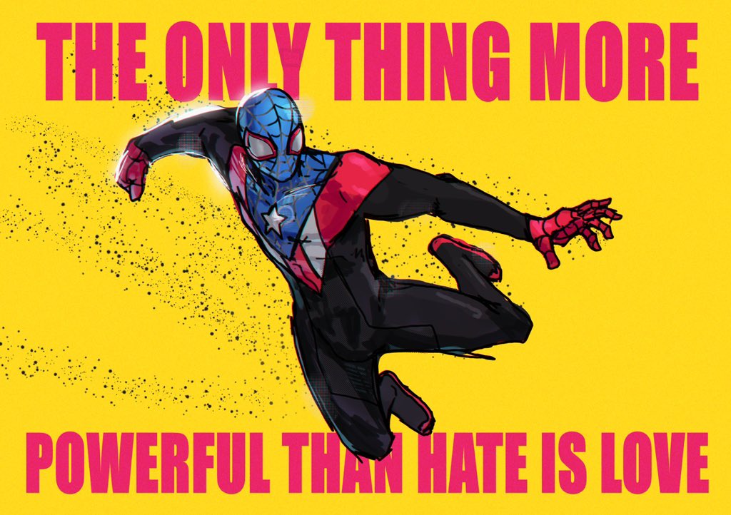 Im gonna leave this here because that’s what I stand for peace and love to you all and have a good night. 

#spiderman #BadBunny #badbunnysuperbowl