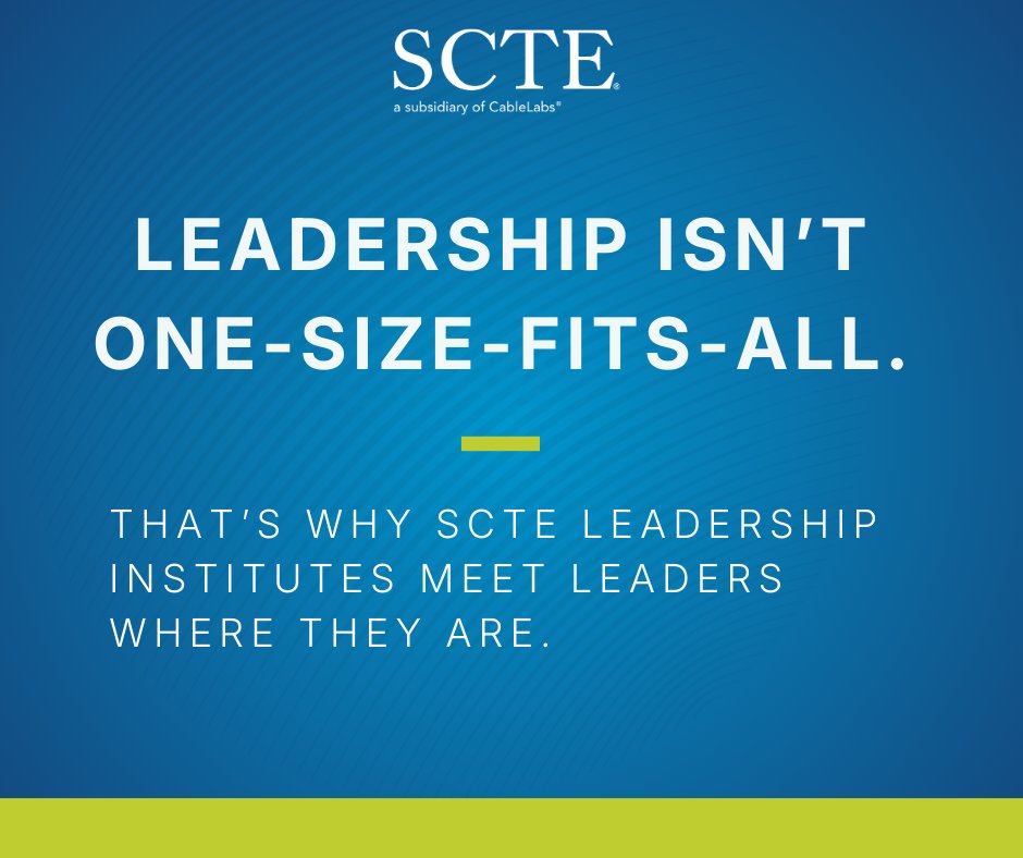 SCTE® a subsidiary of CableLabs® tweet media