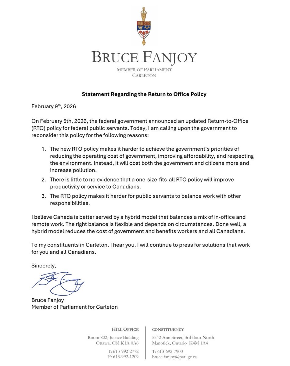 Please see my statement regarding the Government’s updated Return-to-Office policy.