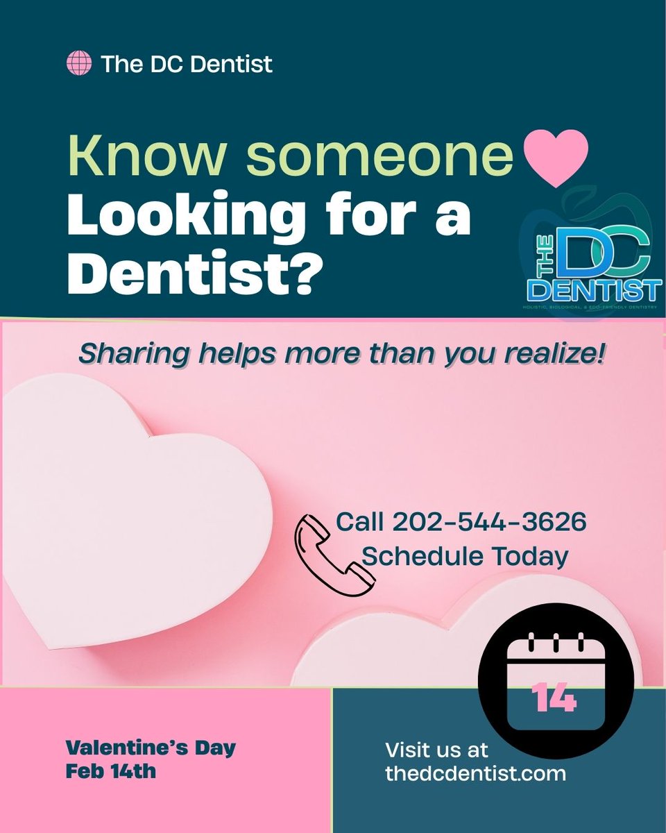 thedcdentist's tweet photo. When you have a good thing, it's always nice to share with others. 

We feel like coming to our office is a great thing, check out our reviews. We treat you with care and concern. Let's get you ready for Valentine's Day in style.

Sharing is caring, you know we care for you!❤️ https://t.co/lxnDPnP9Ly