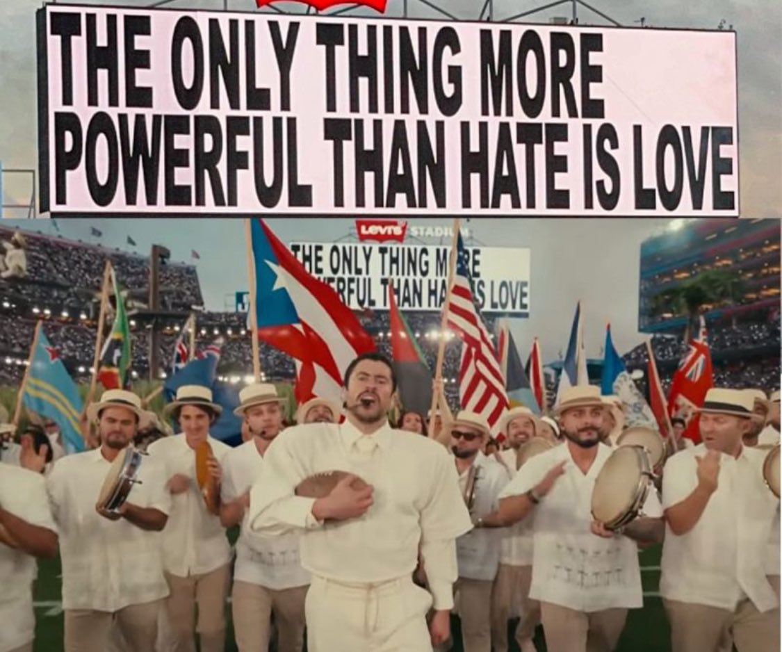 The only thing more powerful than hate is love.