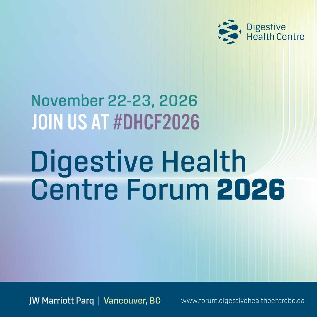 digestive_bc's tweet photo. 📢  DHC Forum 2026 | Nov 22-23, Vancouver

Connect with leading experts in GI, IBD, liver disease &amp; nutrition. Two days of cutting-edge insights and collaboration to advance digestive health.

Registration opens soon! https://t.co/EDZ0fRmnL8

#DHCF2026 #DigestiveHealth https://t.co/PEYREpJMxu
