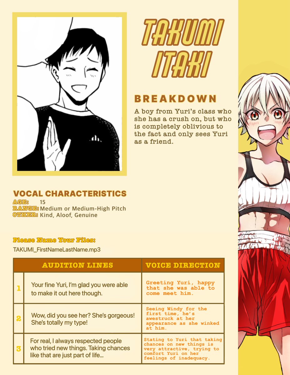🚨CASTING CALL🚨
.
Attention VA’s, Secondary Casting is underway for the motion comic short series.
.
Deadline: Fri (2/13) 11:59 CST.
.
Magnum Lily by: <a href="/ReiAbe_/">阿部伶＠新連載準備中</a> 
.
Link to the submission Drive and Audition slides below ⬇️ 
.
#voiceover #castingcall #voiceacting #magnumlily