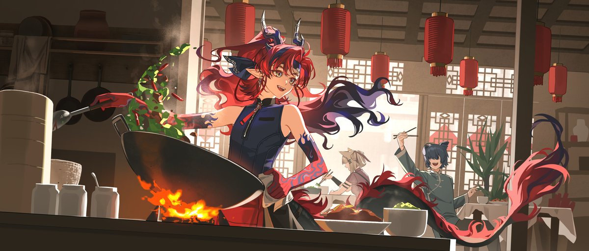 #Arknights #アークナイツ #明日方舟 给新春会画的插画