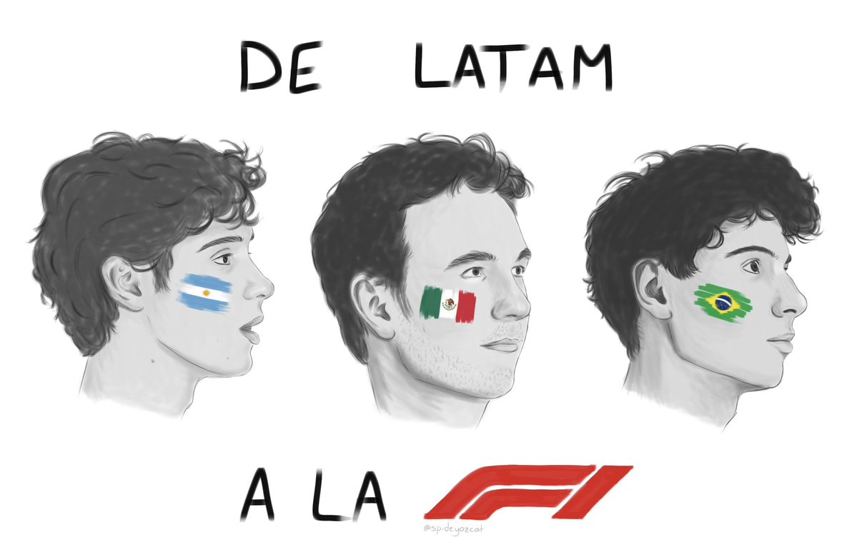 spideyozcat's tweet image. y que no se les olvide que este año hay tres pilotos latinos en la parrilla!!