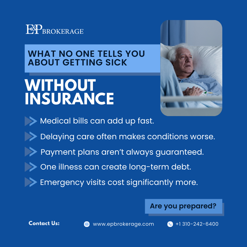 SygaInsurance's tweet image. In the U.S., healthcare without insurance can quickly become overwhelming. Coverage isn’t about expecting the worst — it’s about being prepared.
#epinsurance #InsuranceAwareness #ProtectYourHealth