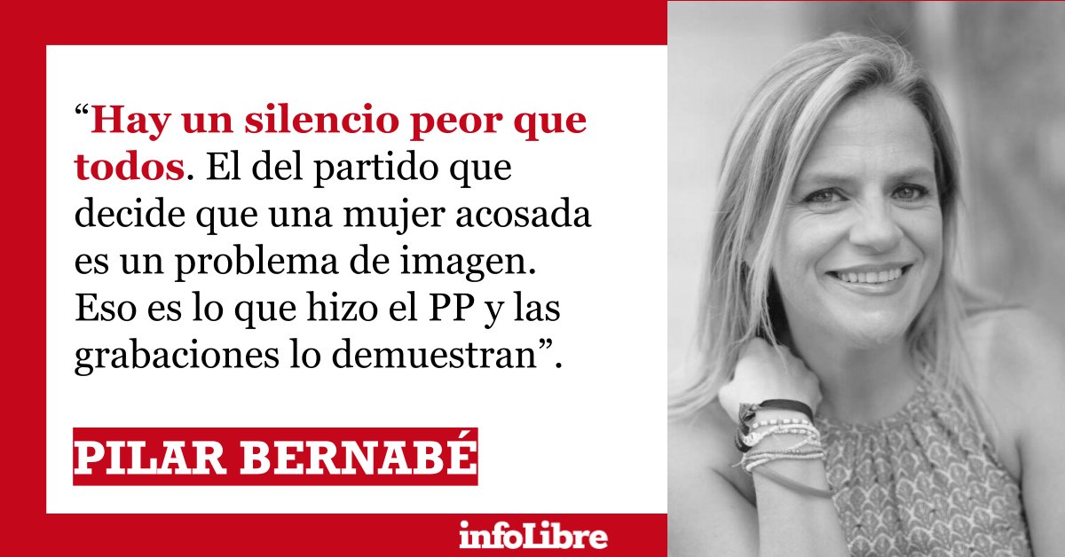 "La pregunta es cuántas mujeres están callando en el Partido Popular por miedo a que su propio partido las revictimice y las obligue a revivir su peor pesadilla. Denunciad"

“¿Y tú cómo ligas?”, por <a href="/pilarbernabe/">Pilar Bernabé /❤️</a> f.mtr.cool/sjxfniibiu