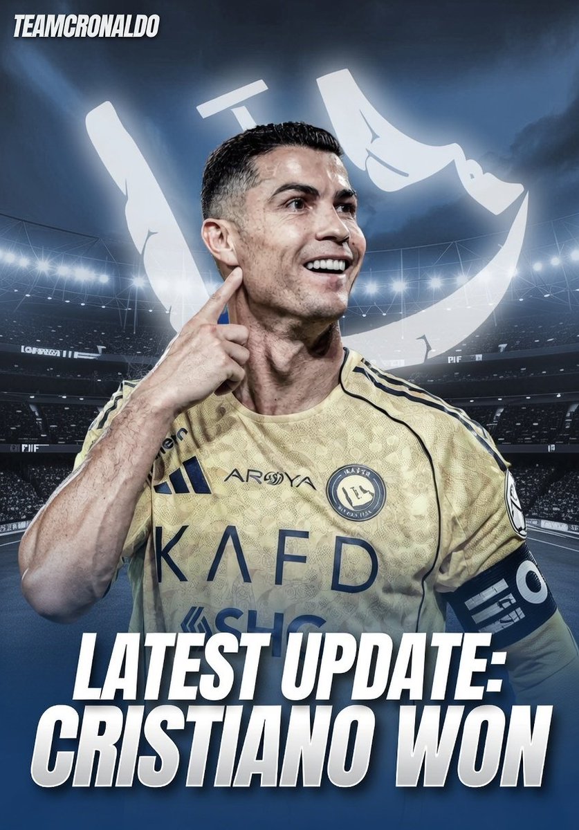 TeamCRonaldo's tweet photo. 🚨 𝗡𝗘𝗪: Cristiano Ronaldo wins the battle.

After a week-long masterclass in leverage, the Legend has prevailed in his dispute with the Saudi Public Investment Fund (PIF).

​What was won at the table:

1️⃣ Financial Integrity: All employee debts cleared. Salaries for the Men’s and Women’s teams guaranteed through the season finale.

2️⃣ Management Control: The return of the Portuguese core. Semedo, Veiga, and Coutinho are back in control of the club's destiny.

3️⃣ Structural Respect: No more "second-tier" treatment. Al-Nassr's status as a global powerhouse has been reaffirmed at the highest levels of the SPL.

​The strike is over. The salaries are paid. The power is restored.

​CRISTIANO RONALDO JUST SAVED AL NASSR AND IS BACK ON SATURDAY. 👑🇸🇦