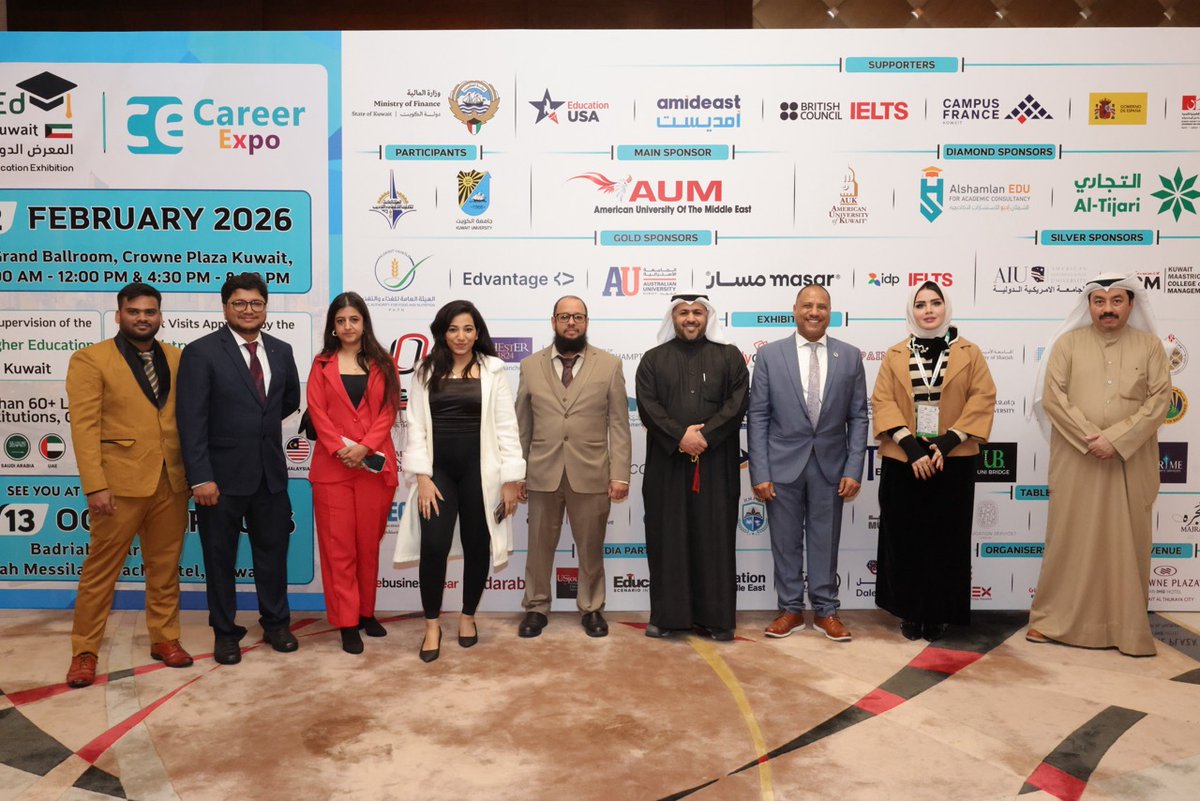 conexkw's tweet image. لقطات من أجواء HigherEd Kuwait 2026

طلاب، جامعات، وفرص تعليمية من كل مكان تحت سقف واحد…

هني يبدأ المستقبل وتكبر الأحلام 🇰🇼✨

#HigherEdKuwait #التعليم_العالي #مستقبل_الطلاب