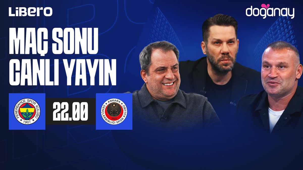 liberotvspor's tweet image. 🗣️ @firataydinus, @serkan_korkmaz ve Serkan Balcı, Fenerbahçe–Gençlerbirliği karşılaşmasının hemen ardından Libero TV ekranlarında maçı değerlendirecek.

Penaltı pozisyonu doğru muydu?

Fırat Aydınus, canlı yayında değerlendirecek!

İzlemek için tıklayın👉 youtube.com/watch?v=c8jEFl…