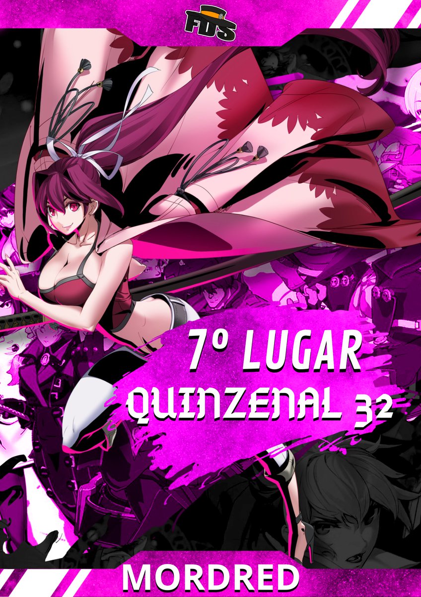 TimeFDS's tweet photo. Nossa divisão de Under Night se mantém forte e ocupa 25% do top 8 do Quinzenal do Zate #32 de UNISC!

@ericpqmor garante o vice-campeonato com seu Byakuya e fica cada vez mais perto da vitória enquanto @mordredpriv mostra sua consistente Yuzuriha e fecha o top 8 na sétima colocação, parabéns!

#FDS #UNI #UNISC