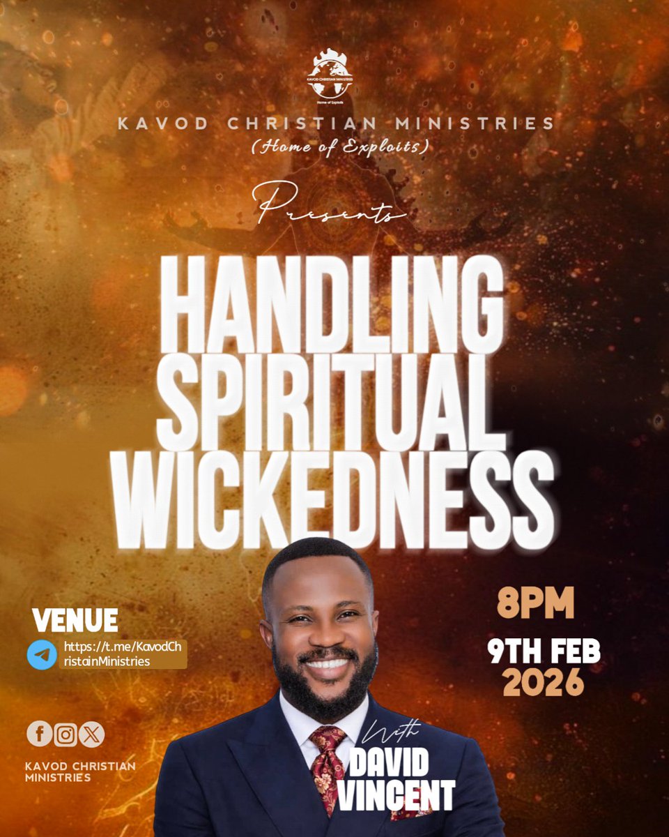 TONIGHT WE PRAY, WE BREAK THE JUGULAR.. 

JOIN THE LINK TO OUR 🔥 TELEGRAM PLATFORM. 
WORD, THE  PROPHETIC,DELIVERANCE, AND SALVATION. DON'T MISS THIS DIY SESSION.

t.me/KavodChristain…