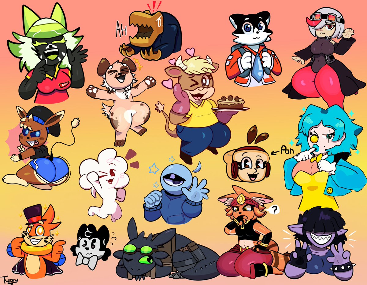 Ocs de Mutuals que dibuje
Muchas Gracias por participar disfrute mucho dibujar a sus ocs