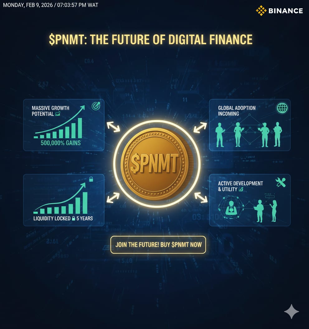 Smart wallets are positioning.
Strong hands are accumulating.
The noise is still low… but not for long.

$PNMT is building real ecosystem backing through Pee Network, and early buyers always win when attention arrives.

Don’t wait for hype to raise the price — position before