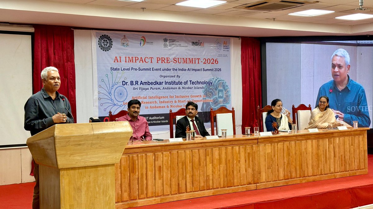 BRAITiians's tweet photo. DBRAIT hosts AI IMPACT Pre-Summit, setting the stage for National AI Summit in New Delhi (Feb 16-20)! Experts share insights on AI in education, healthcare, e-governance &amp; more. #AIIMPACT #ArtificialIntelligence #DBRAIT @AICTE_INDIA @ANEducationDept @MediaRN_ANI @SVPMC_ANI https://t.co/kzUAhcQ0sv