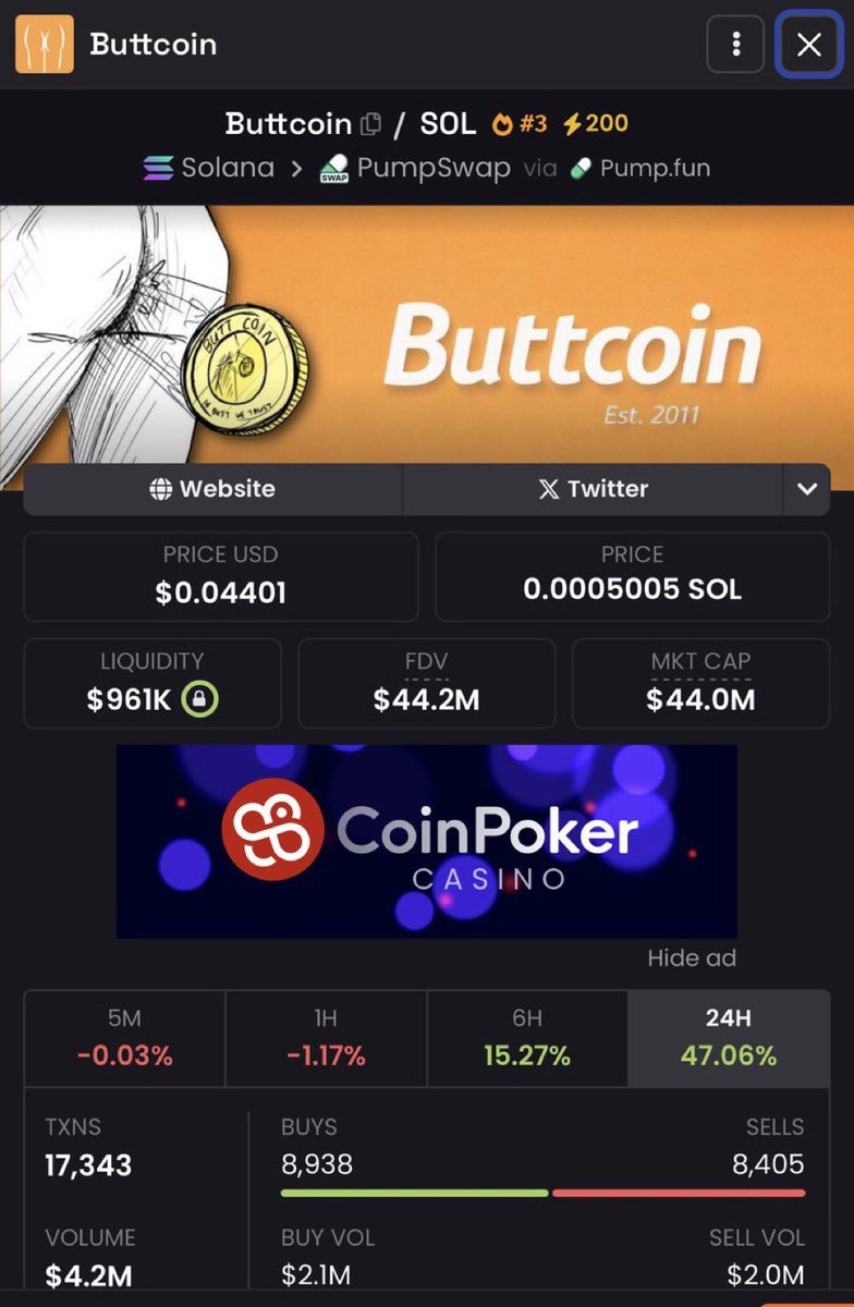 zandyor's tweet image. I begged u to buy #BUTTCOIN - it did 1800x

I begged u to buy #TRUMP - it did 236x

I begged u to buy $TROLL - it did 94x

I begged u to buy #WHITEWHALE - it did 2500x

I just found another low-cap meme with 100 - 5000x potential Currently trading at 90k mcap

I Will send the CA