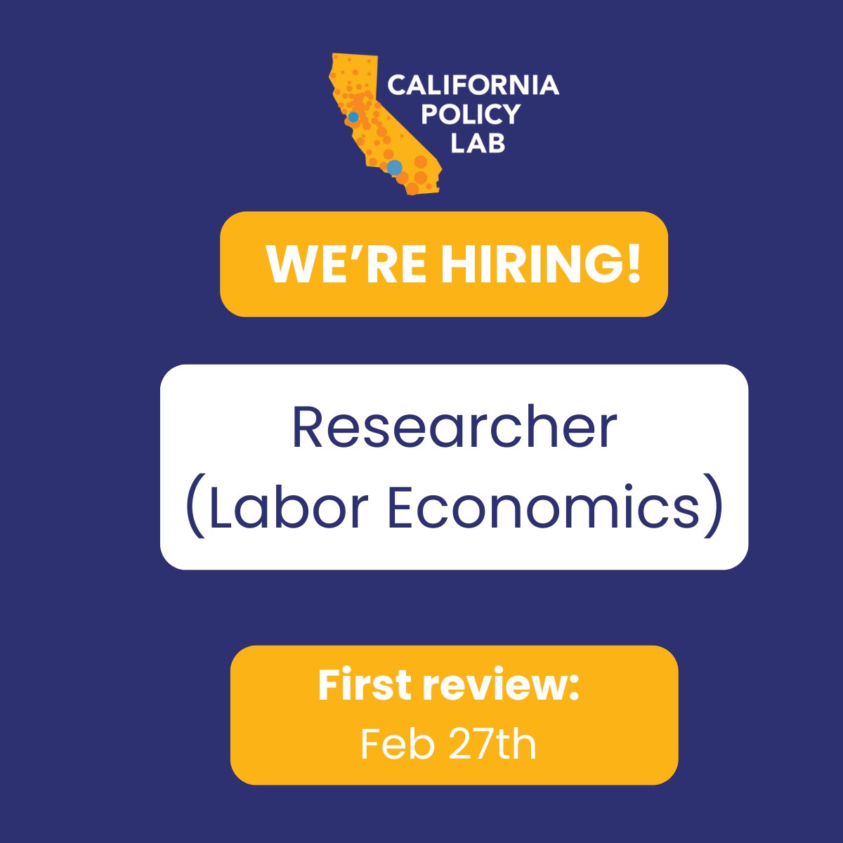 California Policy Lab tweet media